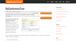 Desktop Screenshot of myconferencetime.com